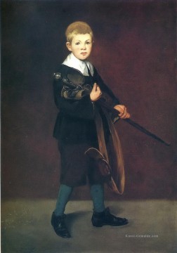 Junge mit einem Schwert Eduard Manet Ölgemälde